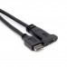 USB-C Jack (female) with PCI Header Plate to USB 3.1 Motherboard Header Type E Extension Cable USB-C Jack (female) with PCI Header Plate to USB 3.1 Motherboard Header Type E Extension Cable