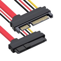 SFF-8482 SAS 29Pin to 22Pin SATA Hard DiskDrive Raid Extension Cable with Data Power Port SFF-8482 SAS 29Pin to 22Pin SATA Hard DiskDrive Raid Extension Cable with Data Power Port