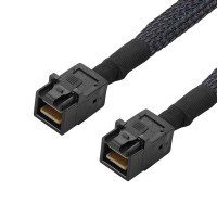 Short Internal Mini SAS HD SFF-8643 to Mini SAS High Density HD SFF-8643 Data Server Disk Raid Cable Short Internal Mini SAS HD SFF-8643 to Mini SAS High Density HD SFF-8643 Data Server Disk Raid Cable