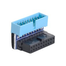 Up / Down Angled USB 3.0 20Pin 19Pin Male to Female Extension Adapter for Motherboard Mainboard DIY Up / Down Angled USB 3.0 20Pin 19Pin Male to Female Extension Adapter for Motherboard Mainboard DIY