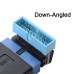 Up / Down Angled USB 3.0 20Pin 19Pin Male to Female Extension Adapter for Motherboard Mainboard DIY Up / Down Angled USB 3.0 20Pin 19Pin Male to Female Extension Adapter for Motherboard Mainboard DIY