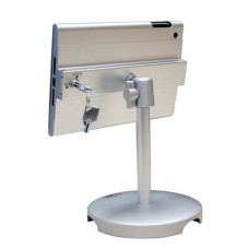 For Microsoft Surface Pro / Microsoft Surface Go / Android Tablets Anti-theft POS Kiosk Desktop / FrontDesk Stand Enclosure with Security Lock and Keys