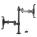 Desktop Anti-Theft Lockable Dual Mount for iPad / Microsoft Surface Pro / Android Tablets, 360 deg Rotating and Height Adjustable Desktop Anti-Theft Lockable Dual Mount for iPad / Microsoft Surface Pro / Android Tablets, 360 deg Rotating and Height Adjustable