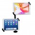 Desktop Anti-Theft Lockable Dual Mount for iPad / Microsoft Surface Pro / Android Tablets, 360 deg Rotating and Height Adjustable Desktop Anti-Theft Lockable Dual Mount for iPad / Microsoft Surface Pro / Android Tablets, 360 deg Rotating and Height Adjustable