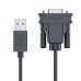 USB to RS232 Female, USB Serial Adapter, USB 2.0 to Male DB9 Female Serial Cable