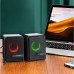 USB-Powered Desktop Computer / PC Gaming 3.5mm Aux SubWoofer Speakers with RGB Lights USB-Powered Desktop Computer / PC Gaming 3.5mm Aux SubWoofer Speakers with RGB Lights