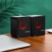 USB-Powered Desktop Computer / PC Gaming 3.5mm Aux SubWoofer Speakers with RGB Lights USB-Powered Desktop Computer / PC Gaming 3.5mm Aux SubWoofer Speakers with RGB Lights