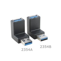 USB 3.0 Adapter | Right Angle USB-A Male to USB-A Female Adapter / Converter USB 3.0 Adapter | Right Angle USB-A Male to USB-A Female Adapter / Converter