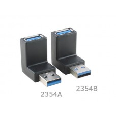 USB 3.0 Adapter | Right Angle USB-A Male to USB-A Female Adapter / Converter USB 3.0 Adapter | Right Angle USB-A Male to USB-A Female Adapter / Converter