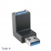 USB 3.0 Adapter | Right Angle USB-A Male to USB-A Female Adapter / Converter USB 3.0 Adapter | Right Angle USB-A Male to USB-A Female Adapter / Converter