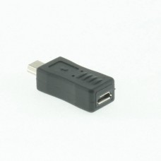 USB Adapter | USB Mini Male to USB Micro Female Adapter / Connector / Converter