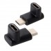USB-C Adapter | 90° Right Angle USB-C Male to USB-C Female Adapter / Extender
