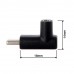 USB-C Adapter | 90° Right Angle USB-C Male to USB-C Female Adapter / Extender