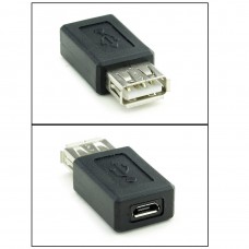 USB A Female to Micro USB Female Adapter / Gender Changer / Converter USB A Female to Micro USB Female Adapter / Gender Changer / Converter