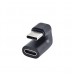 180 Degree Right Angle USB-C Male to USB-C Female U-Turn Adapter 180 Degree Right Angle USB-C Male to USB-C Female U-Turn Adapter