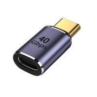 90 Degree USB4 / USB C male to female Adapter, Extension Extender (Support 100W Power / 40Gbps / 8K Video) 90 Degree USB4 / USB C male to female Adapter, Extension Extender (Support 100W Power / 40Gbps / 8K Video)