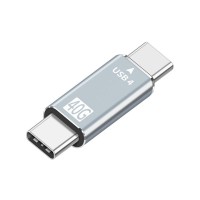USB4 Type C male to USB4 Type C male Straight in-line Adapter (Support 100W Power / 40Gbps / 8K Video) USB4 Type C male to USB4 Type C male Straight in-line Adapter (Support 100W Power / 40Gbps / 8K Video)