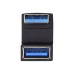 180 Degree Right Angle USB 3.0 (10G bps) USB Type-A (USB-A) Male to USB Type-A (USB-A) Female Adapter 180 Degree Right Angle USB 3.0 (10G bps) USB Type-A (USB-A) Male to USB Type-A (USB-A) Female Adapter