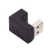 180 Degree Right Angle USB 3.0 (10G bps) USB Type-A (USB-A) Male to USB Type-A (USB-A) Female Adapter 180 Degree Right Angle USB 3.0 (10G bps) USB Type-A (USB-A) Male to USB Type-A (USB-A) Female Adapter