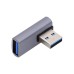 10G bps 90-degree Left / Right Angle USB 3.0 A Male to USB-A Female Adapter / Converter / Connector 10G bps 90-degree Left / Right Angle USB 3.0 A Male to USB-A Female Adapter / Converter / Connector