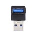 10GbpS 90-degree Left / Right Angle USB 3.0 A Male to USB-A Female Adapter / Converter / Connector 10GbpS 90-degree Left / Right Angle USB 3.0 A Male to USB-A Female Adapter / Converter / Connector