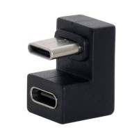 180 Degree U-Turn Right Angle USB 3.1 Type C Male to USB-C Female U-Turn Adapter 180 Degree U-Turn Right Angle USB 3.1 Type C Male to USB-C Female U-Turn Adapter