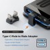 180 Degree Back Right Angle USB-C Male to USB-C Male U-Shape Phone Charger 180 Degree Back Right Angle USB-C Male to USB-C Male U-Shape Phone Charger