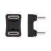 180 Degree Back Right Angle USB-C Male to USB-C Male U-Shape Phone Charger 180 Degree Back Right Angle USB-C Male to USB-C Male U-Shape Phone Charger