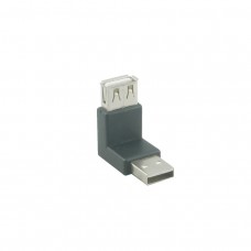 Right Angle USB-A Male to USB-A Female Converter / Adapter