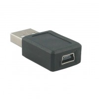 USB Adapter (USB Type A Male to USB Mini 5 pin Female Converter) USB Adapter (USB Type A Male to USB Mini 5 pin Female Converter)