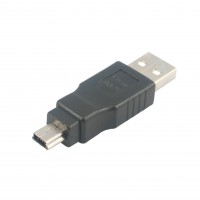 USB Adapter (USB A Male - USB Mini 5 Pin Male Converter)