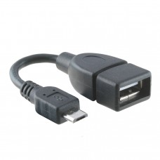 Super Short USB Micro Male to USB A Female OTG Cable Super Short USB Micro Male to USB A Female OTG Cable