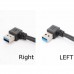 90 degree Right Angle USB 3.0 USB A Male to USB 3.0 Micro USB Male Cable / Adapter 90 degree Right Angle USB 3.0 USB A Male to USB 3.0 Micro USB Male Cable / Adapter