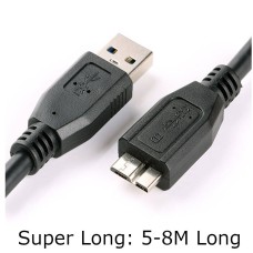 Super Long USB 3.0 Super Speed Micro USB Hard Drive / Hard Disk Cable | USB 3.0 A to Micro USB Extension Cable Super Long USB 3.0 Super Speed Micro USB Hard Drive / Hard Disk Cable | USB 3.0 A to Micro USB Extension Cable