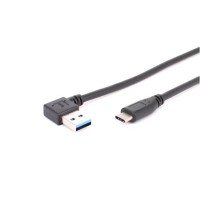 Right Angle USB 3.0 USB-A Male to USB-C Male Adapter Cable / Cord / Conversion Cable Right Angle USB 3.0 USB-A Male to USB-C Male Adapter Cable / Cord / Conversion Cable