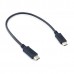 Super Short 2 x USB Type-C (USB 3.1) Male to Male Feeder / Jumper / Extension Cable Super Short 2 x USB Type-C (USB 3.1) Male to Male Feeder / Jumper / Extension Cable