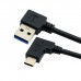 Super Short 30cm / 12in Super Short Right Angle USB-A to Right Angle USB-C Cable Adapter / Charge Cable Super Short 30cm / 12in Super Short Right Angle USB-A to Right Angle USB-C Cable Adapter / Charge Cable