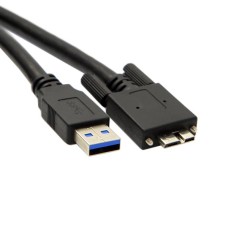 Panel Mount USB 3.0 Micro USB male to USB A male Extension Cable for Data Sync and Charging Panel Mount USB 3.0 Micro USB male to USB A male Extension Cable for Data Sync and Charging