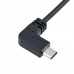 Right Angle USB-C Male to USB-A Male Charge / Data Sync Cable (USB-C to USB-A Extension Cable) Right Angle USB-C Male to USB-A Male Charge / Data Sync Cable (USB-C to USB-A Extension Cable)
