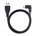 Right Angle USB-C Male to USB-A Male Charge / Data Sync Cable (USB-C to USB-A Extension Cable) Right Angle USB-C Male to USB-A Male Charge / Data Sync Cable (USB-C to USB-A Extension Cable)