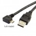 Left-Angled / Right Angled Micro USB Extension Cable (USB-A to Micro USB Extender Cord)