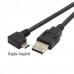 Left-Angled / Right Angled Micro USB Extension Cable (USB-A to Micro USB Extender Cord)