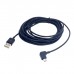 Super Long 90° Right Angle USB-C Charge Cable (USB-A to Right Angle USB-C Extension Cable) Super Long 90° Right Angle USB-C Charge Cable (USB-A to Right Angle USB-C Extension Cable)