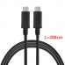 2 x USB Type-C (USB 3.1) Male to Male Feeder / Jumper / Extension Cable 2 x USB Type-C (USB 3.1) Male to Male Feeder / Jumper / Extension Cable