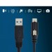 Super Long Single Screw Locking USB-C (USB 3.1 / USB Type C) to USB 3.0 Type A Cable