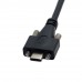 Dual Screw Locking Panel Mount USB-C Male to Panel Mount USB-C Male Extension Cable (USB-C to USB-C)