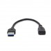 USB 3.0 Type-A to USB 3.1 Type-C Male Super Short Data Cable / Adapter Cable USB 3.0 Type-A to USB 3.1 Type-C Male Super Short Data Cable / Adapter Cable