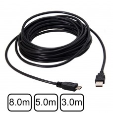 Super Long 26-feet / 8 meters USB Micro Cable (USB 2.0 A Male to Micro USB Male Extension Cord) Super Long 26-feet / 8 meters USB Micro Cable (USB 2.0 A Male to Micro USB Male Extension Cord)