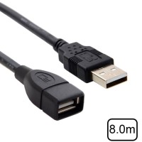 26 feet / 8 meters Super Long USB Extender Cord (USB A Male to A Female Extension Cable) 26 feet / 8 meters Super Long USB Extender Cord (USB A Male to A Female Extension Cable)