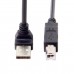 Super Short Down-Angled / Up-Angled USB-A to USB-B Printer (Fax / Copier / Scanner) Cable
